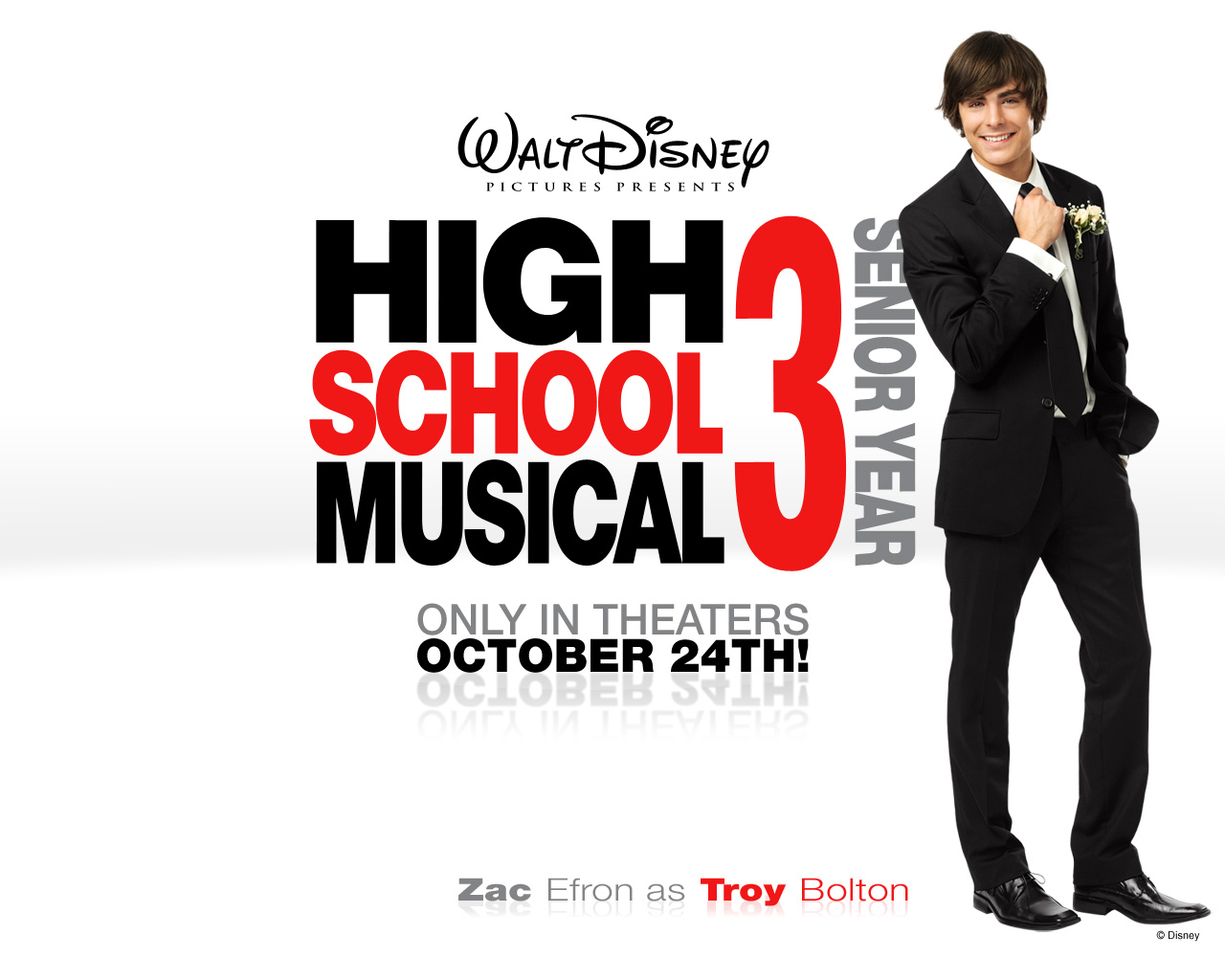 Zac Efron in High School Musical 3- Senior Year Wallpaper picture, 