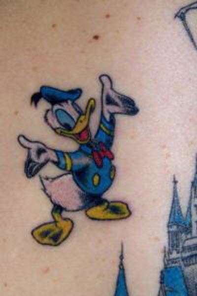 Donald-Duck-tattoo