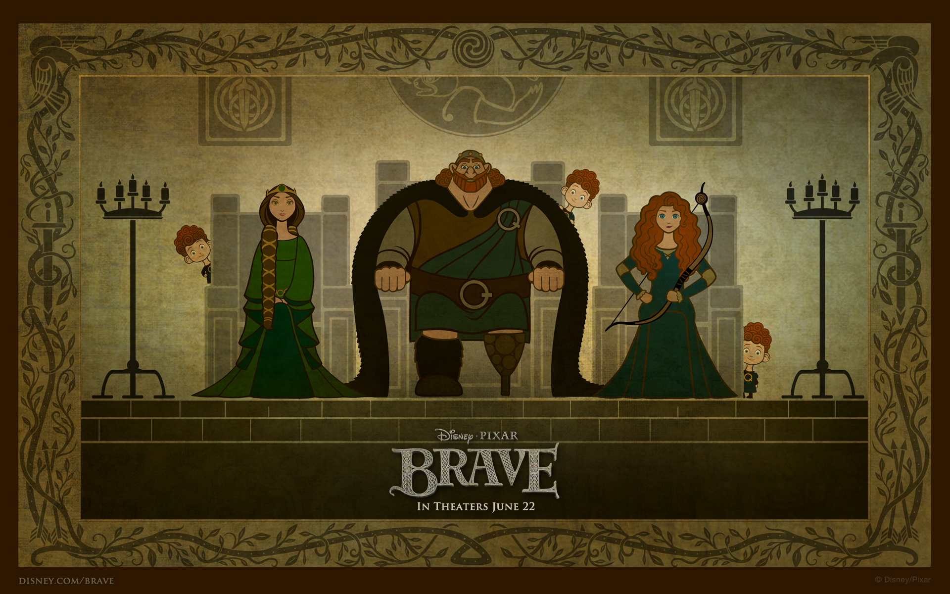 Brave family widescreen